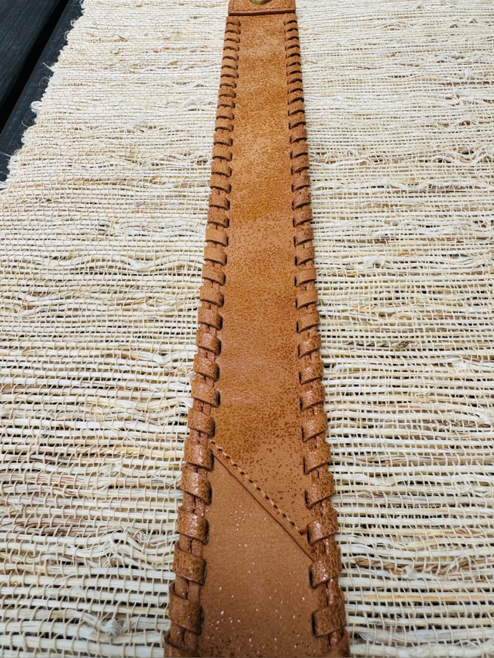 HOBO Whipstitch Guitar Strap - Leather Replacement Strap for Bag Purse Tote - Picture 5 of 16